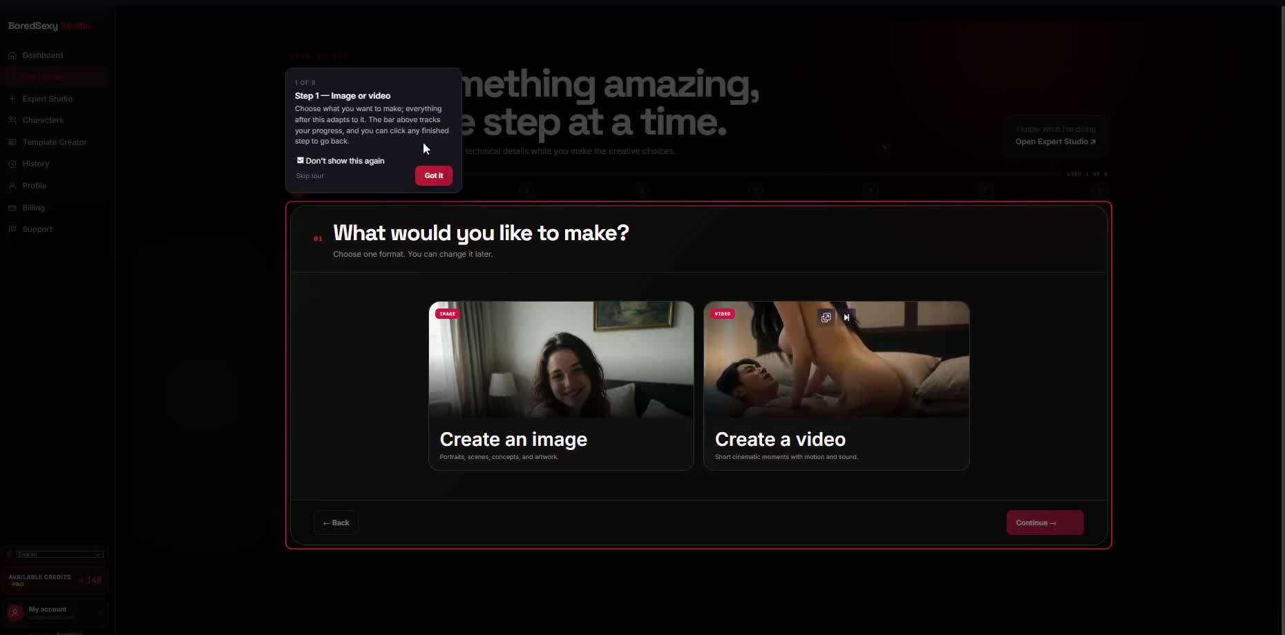 What would you like to make?