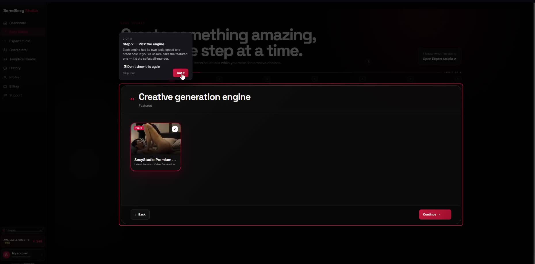 Creative generation engine