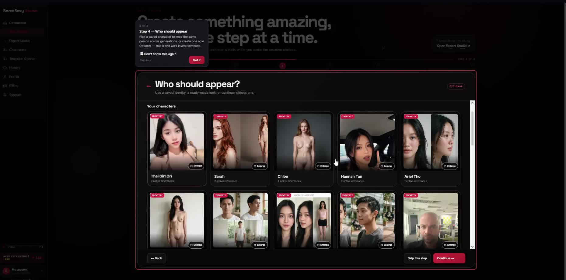 Who should appear?