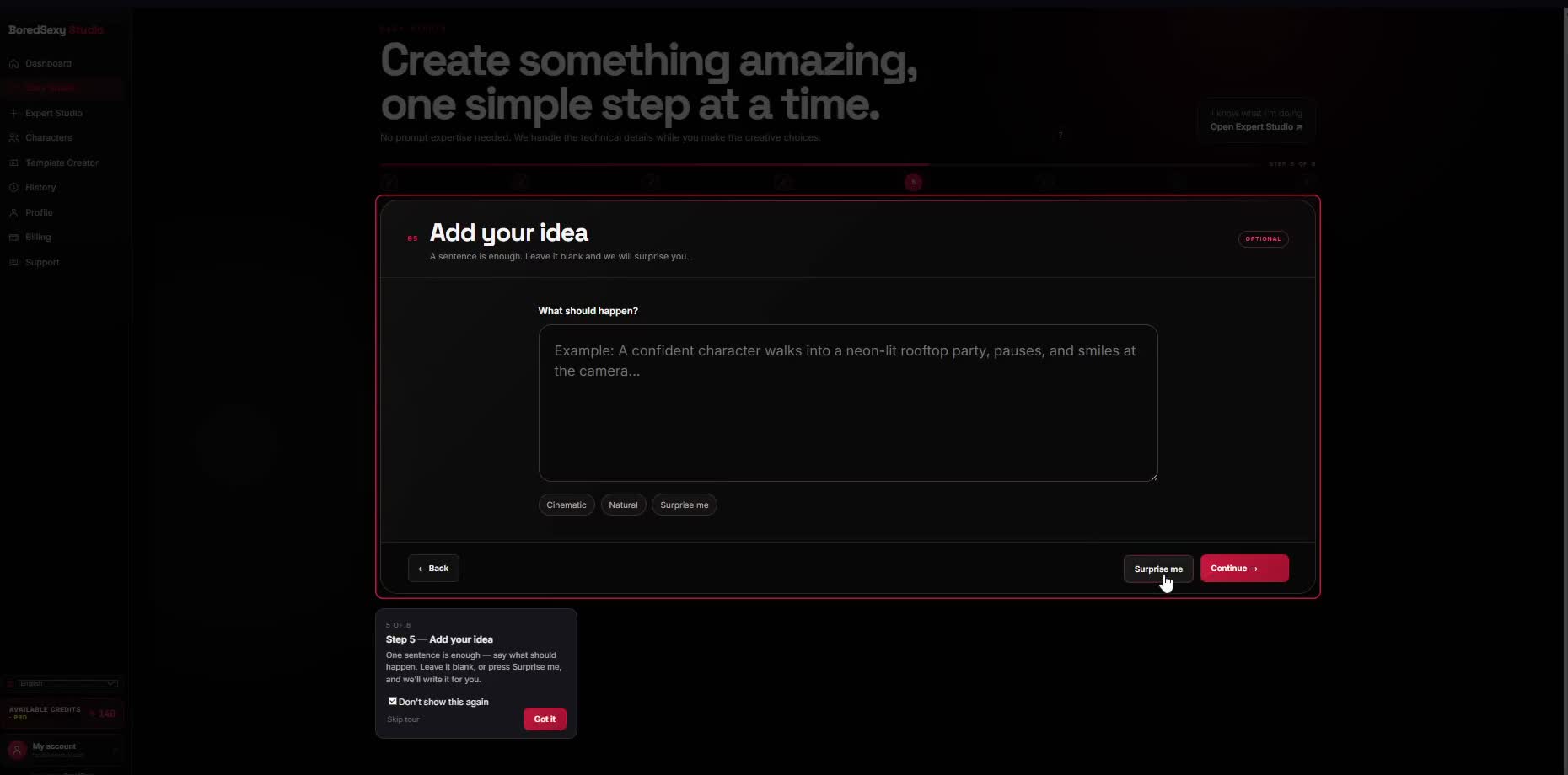 Add your idea