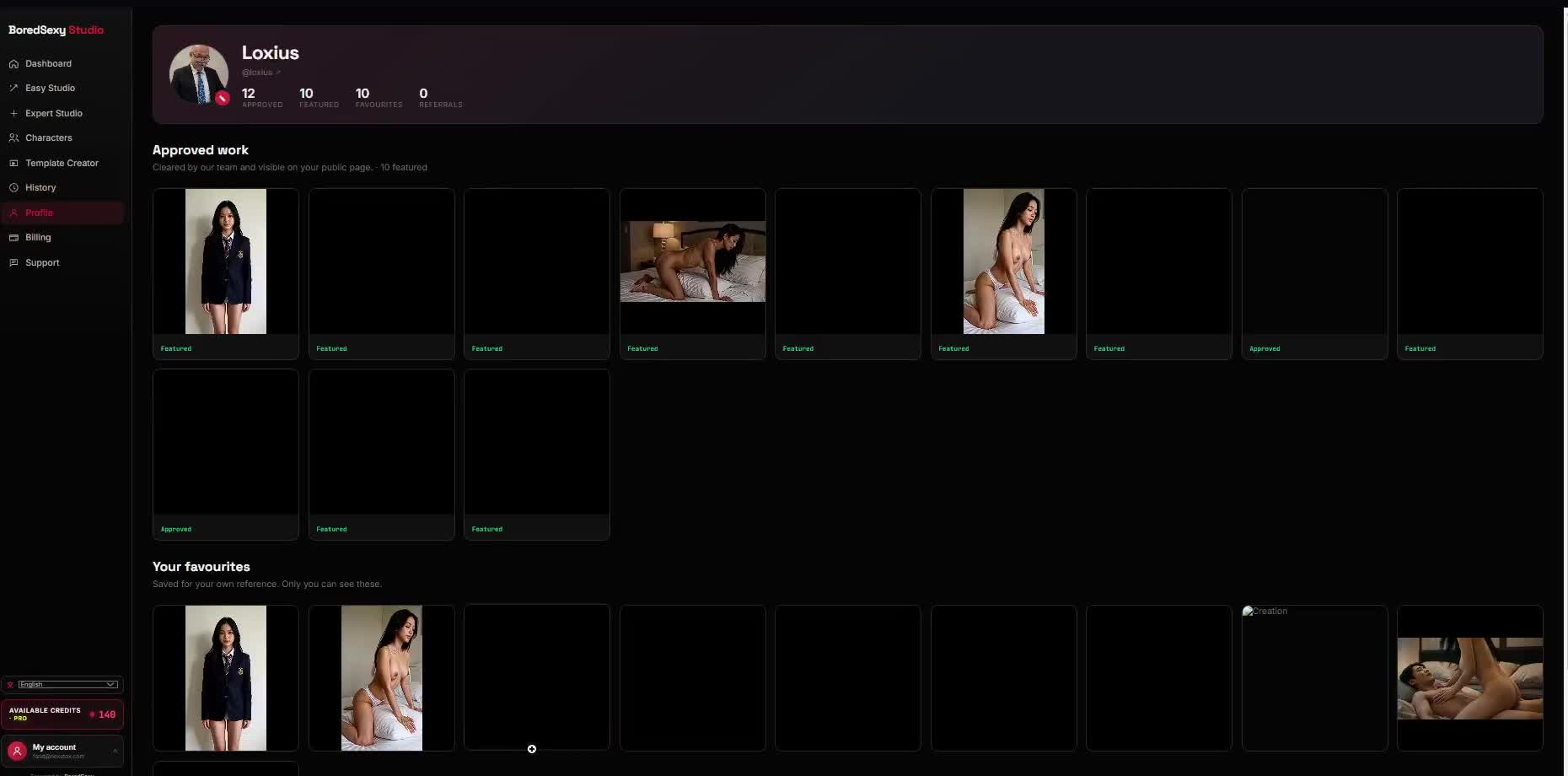 Profile overview